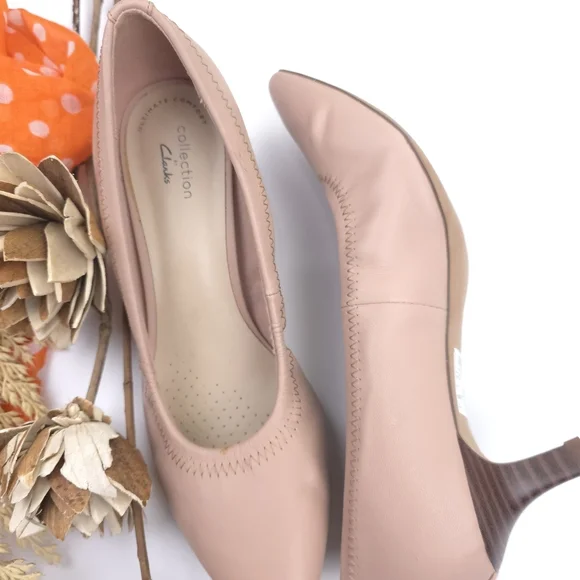 Clarks Blush Pink Women's Heels - Picture 5 of 9